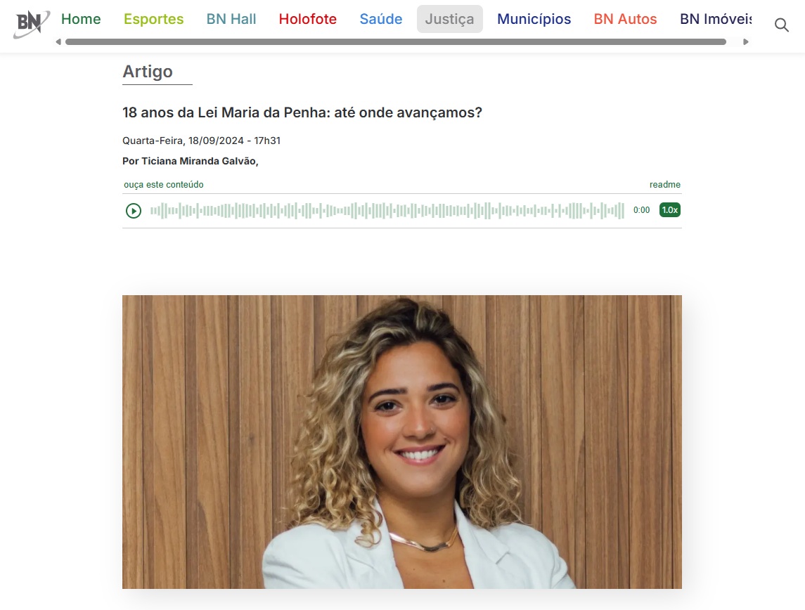 18 anos Lei Maria da Penha