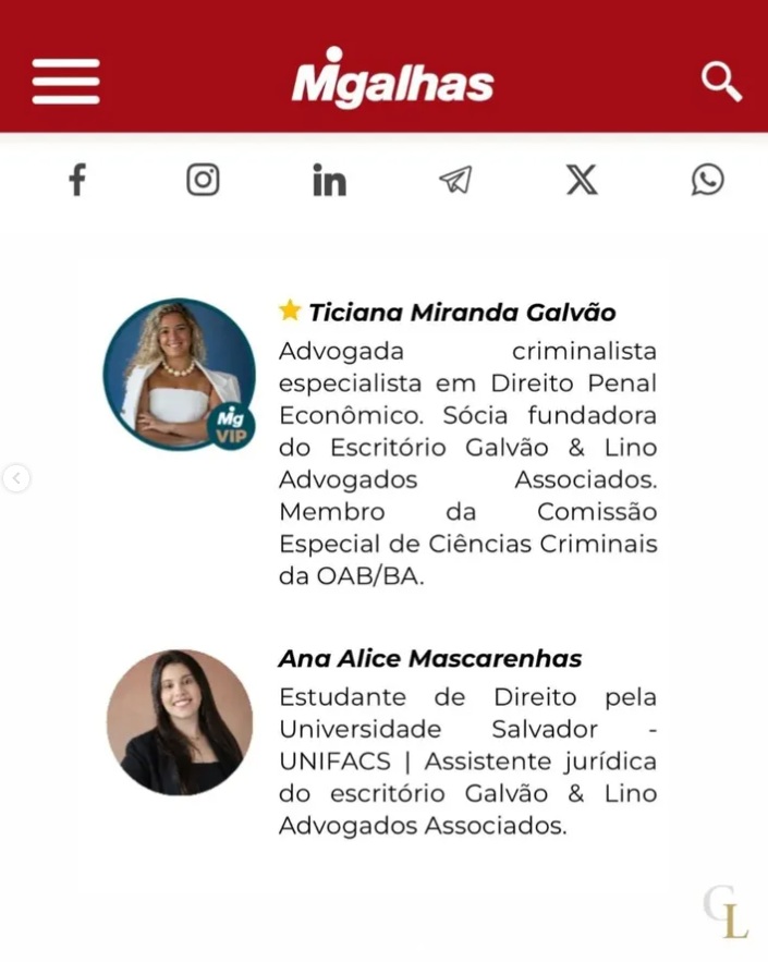 Responsabilização de influenciadores